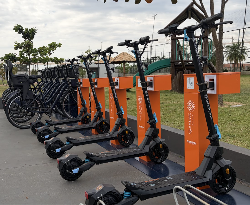 Patinetes elétricos compartilhados